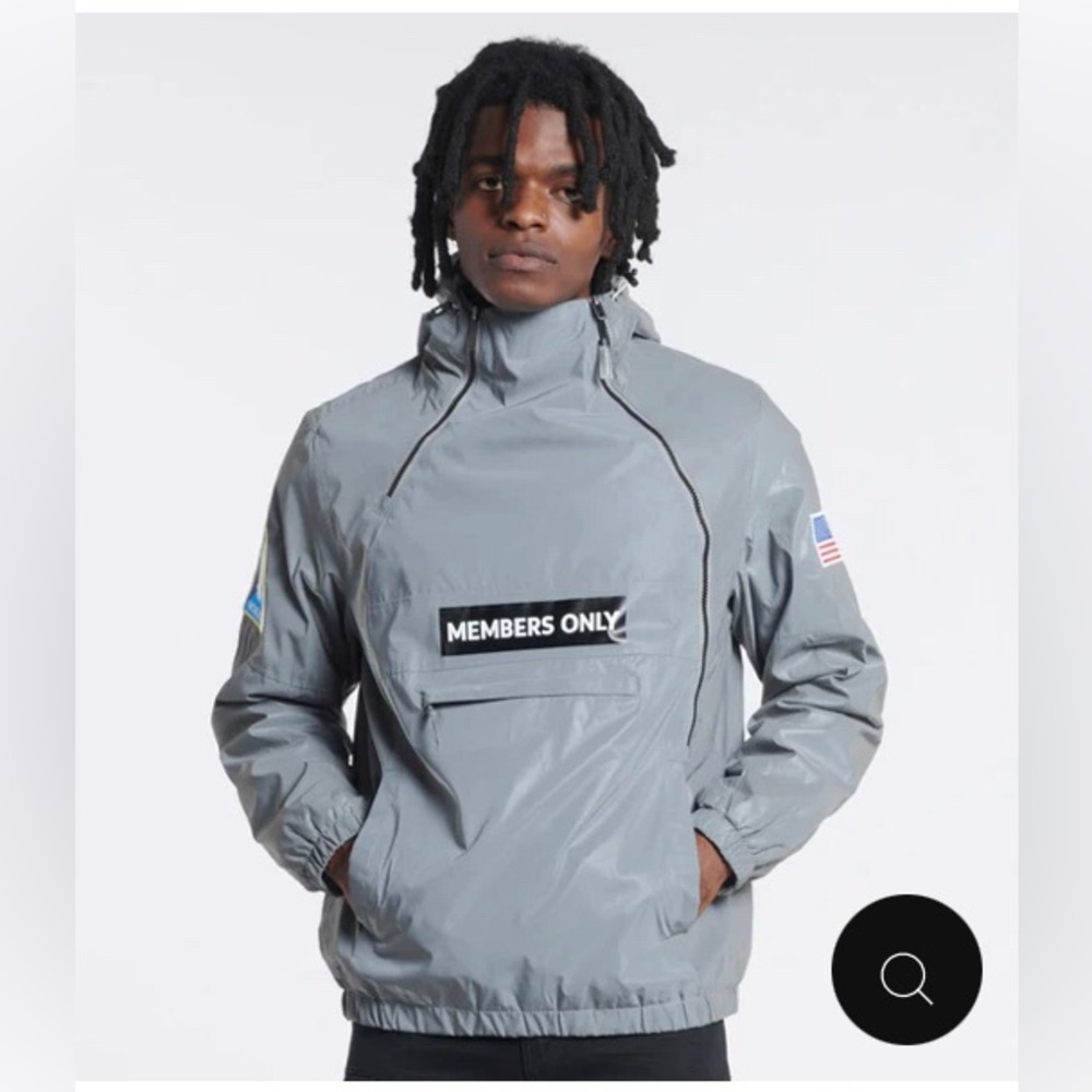 Members only NASA REFLECTIVE PULLOVER JACKET